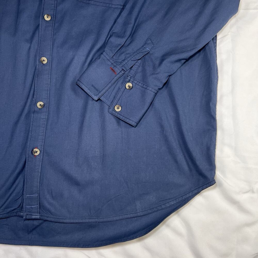 We The Free Shirt Men’s Size M Blue Button Down Long Sleeve 100% Cotton Preppy - Picture 6 of 12
